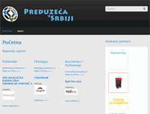 Tablet Screenshot of kozna.preduzeca.rs